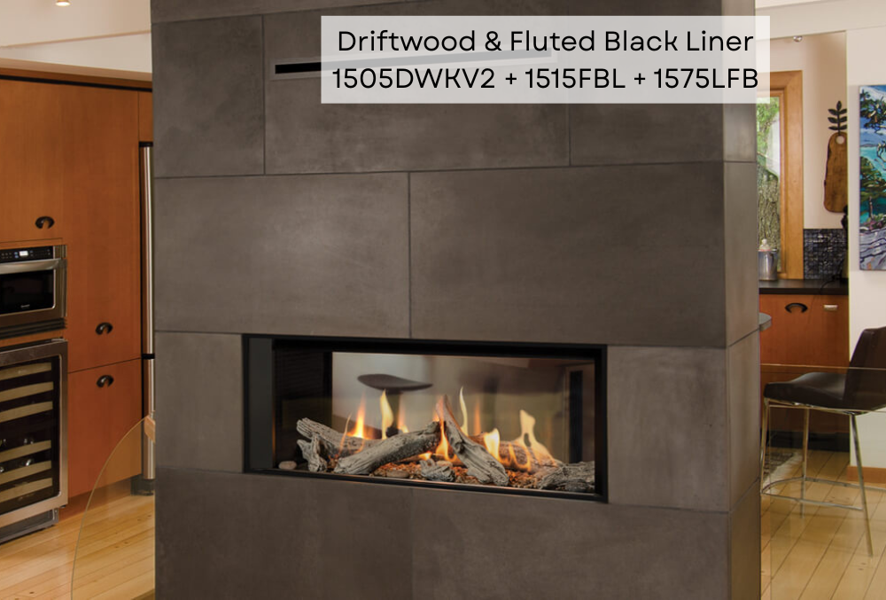 L1 See-Thru Gas Fireplace