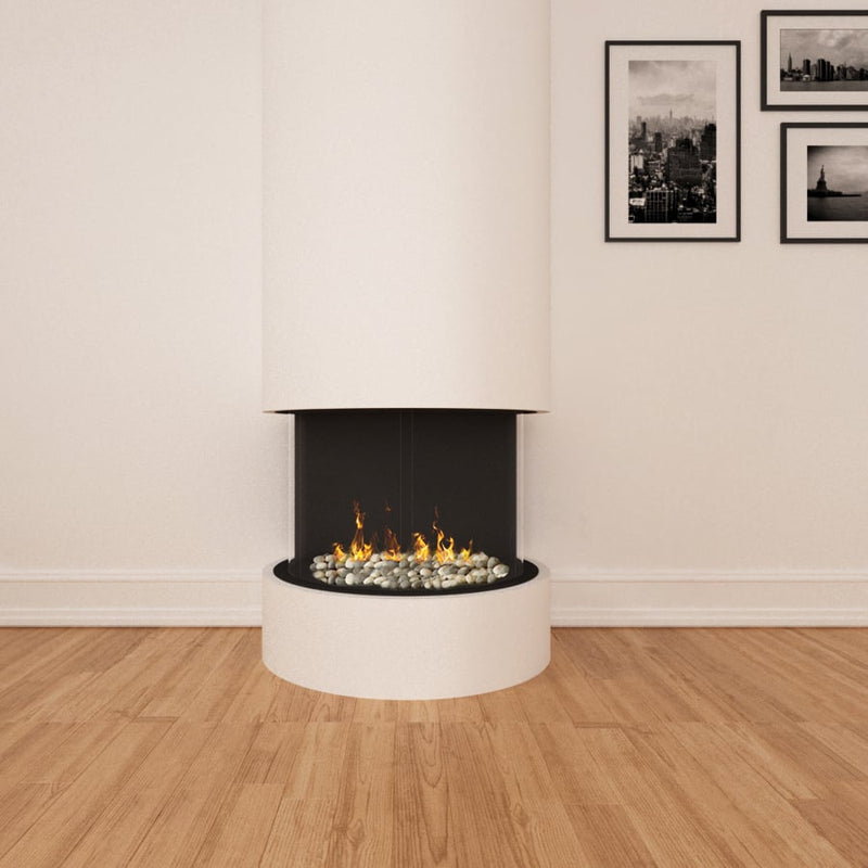 Foyer autoportant 270 (75 × 65 courbe) sans hotte, sans base