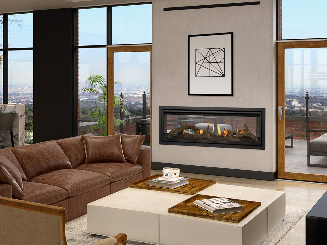 Kozy Heat Callaway See-Thru double-sided linear gas fireplace