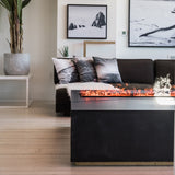 Aquafire Lite water vapor electric fireplace gallery image