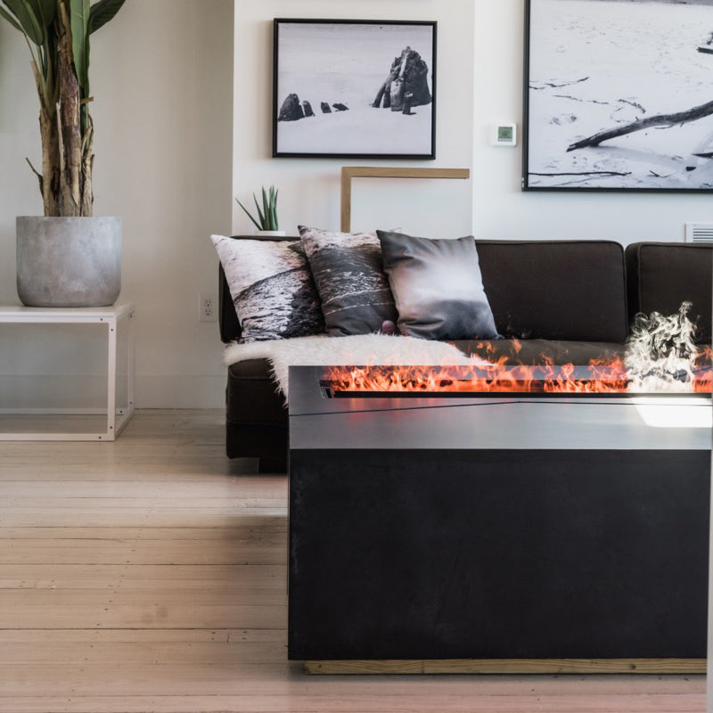 Aquafire Lite water vapor electric fireplace gallery image