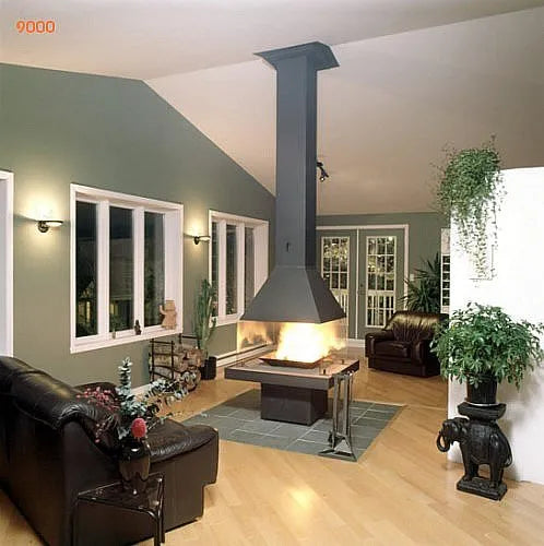 Don-Bar 9800 Central Fireplace - Series 9000 lifestyle reference