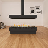Foyer Island 130 (hotte plate, avec base)