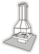 Don-Bar 9000 Central Fireplace - Official 3D reference - 9000