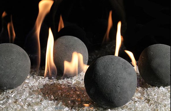 Ensemble de boules décoratives – gris