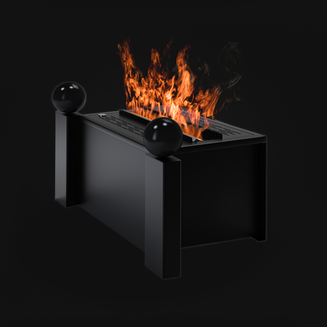 Aquafire Gatsby water vapor electric fireplace gallery image