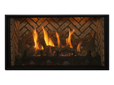 Kozy Heat Bellingham 44 direct-vent gas fireplace with traditional logs