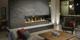 DaVinci Collection Pier three-sided custom gas fireplace