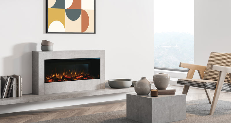 European Home E-FX Slim Line 1000 electric fireplace