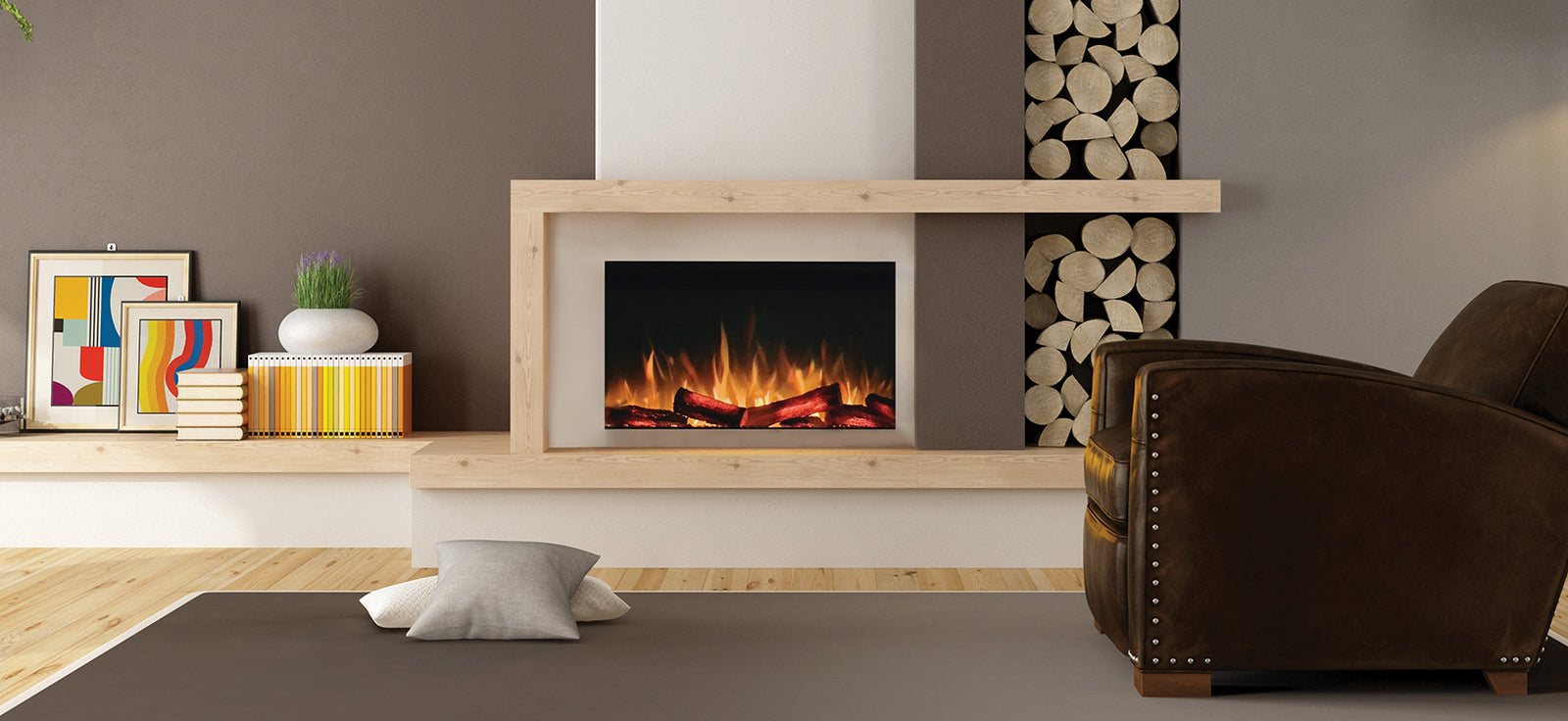 European Home E-FX Slim Line 750S electric fireplace