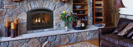 P90E Gas Fireplace - P90E