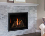 Kozy Heat Bayport 41 direct-vent gas fireplace with traditional logs