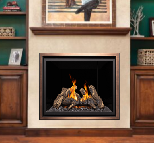 Kozy Heat Bayport 41 gas fireplace in a residential installation