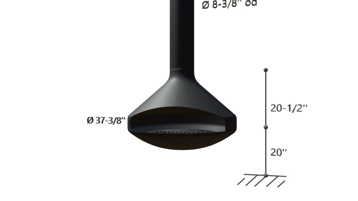 Handcrafted Matte Black Steel