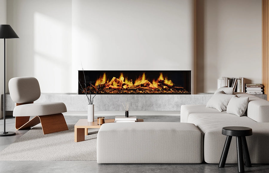 European Home E-Ridium 1800 holographic electric fireplace