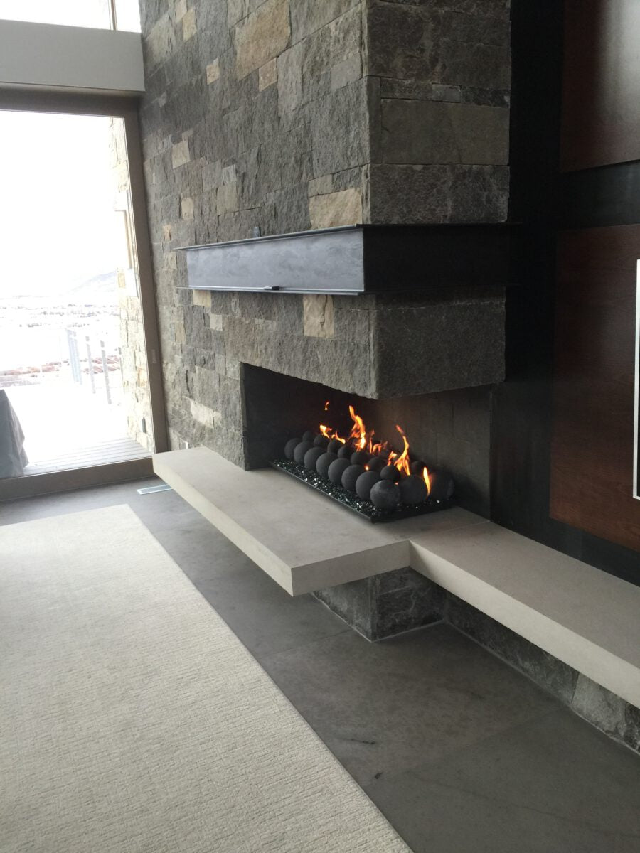 Traditional  Vide Mason Lite Module — Living Room installation