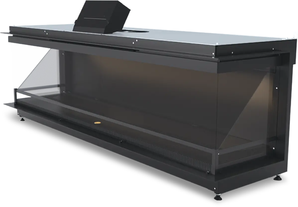 NetZero E-One 160B holographic electric fireplace