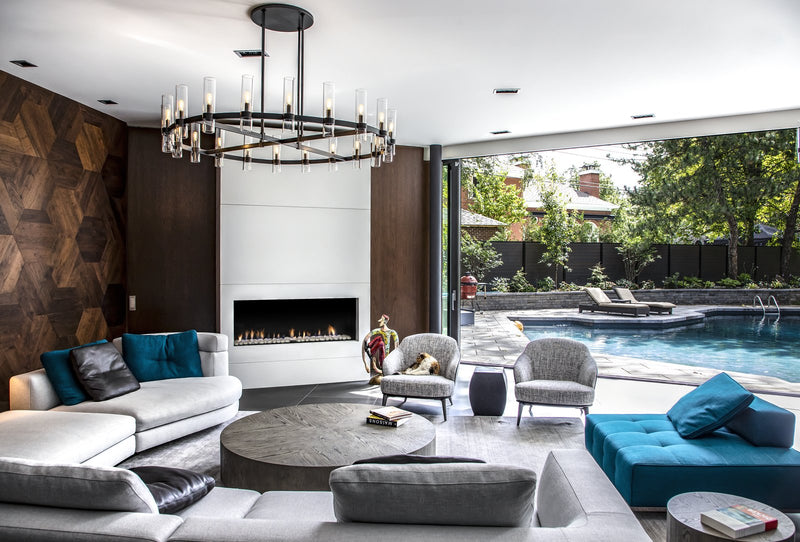 Contemporary Ortal fireplace project in Stanstead
