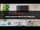 Santa Monica Pier 60 Gas Fireplace